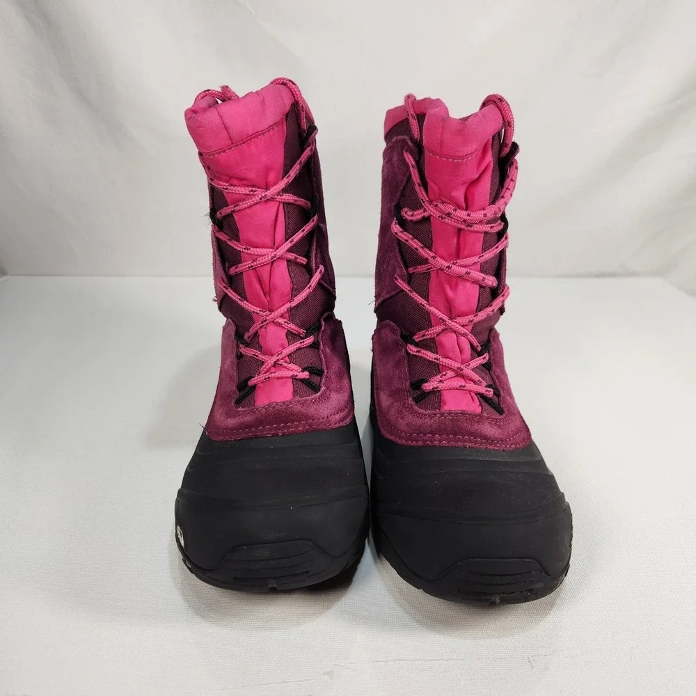 The North Face Waterproof Snow‎ Boots Thermafelt Liners Pink Size 3 Youth Boots
